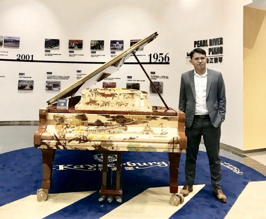 Kỹ Thuật Viên TED SAIGON Phạm Việt tham quan Showroom Pearl River tại Quảng Châu