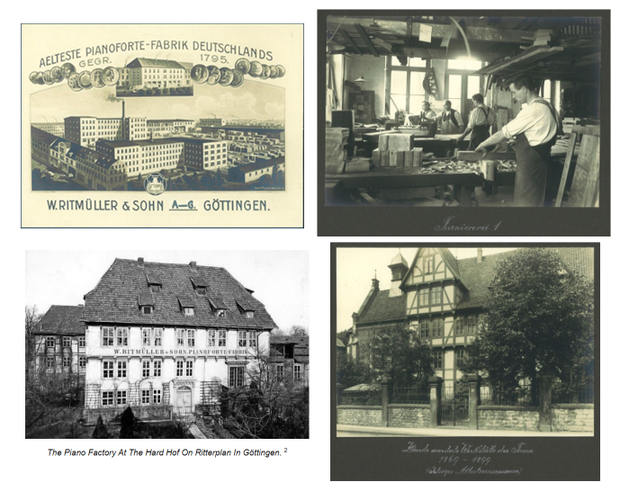 Một số hình ảnh nhà máy Piano Ritmuller tại Gottingen (Đức) từ hơn 2 thế kỷ trước